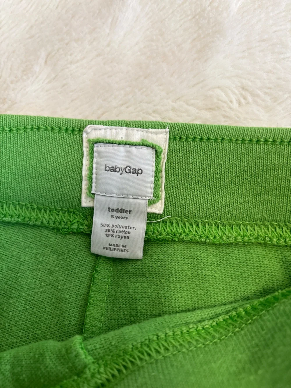 Baby GAP Y2K vintage green sweatpants girls size 5